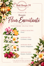 Bougie Mini Fleur Envoutante - Edition Halloween Chic
