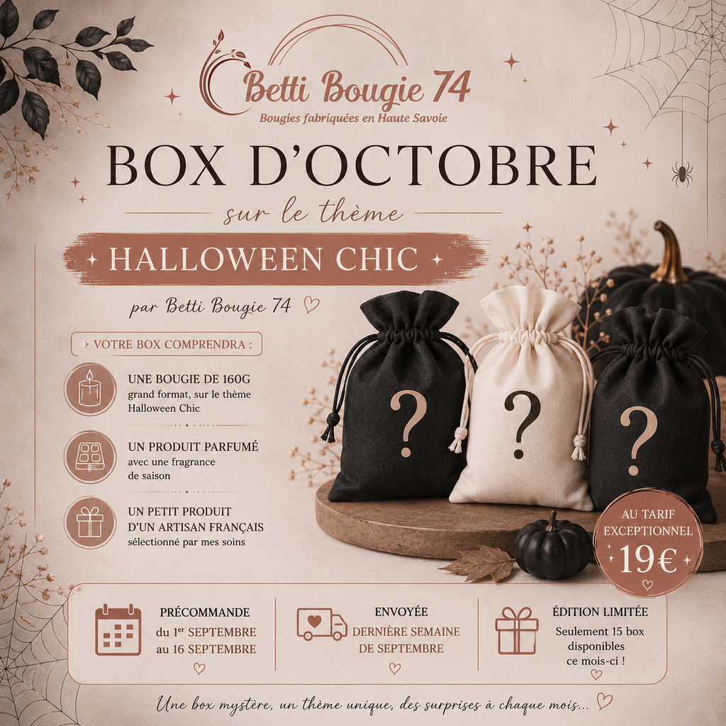 Box mensuelle Octobre "Halloween Chic"