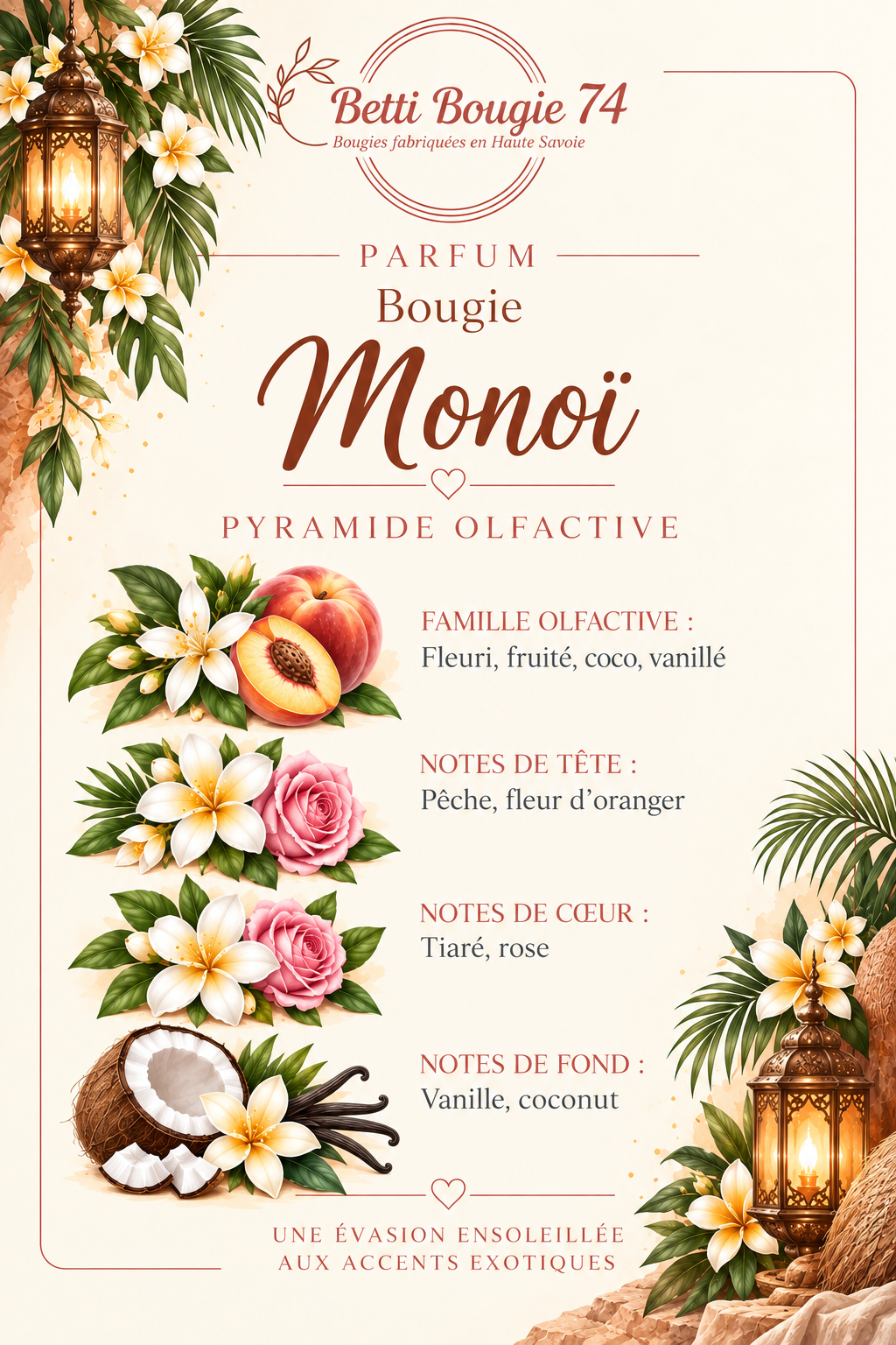 Bougie Monoï