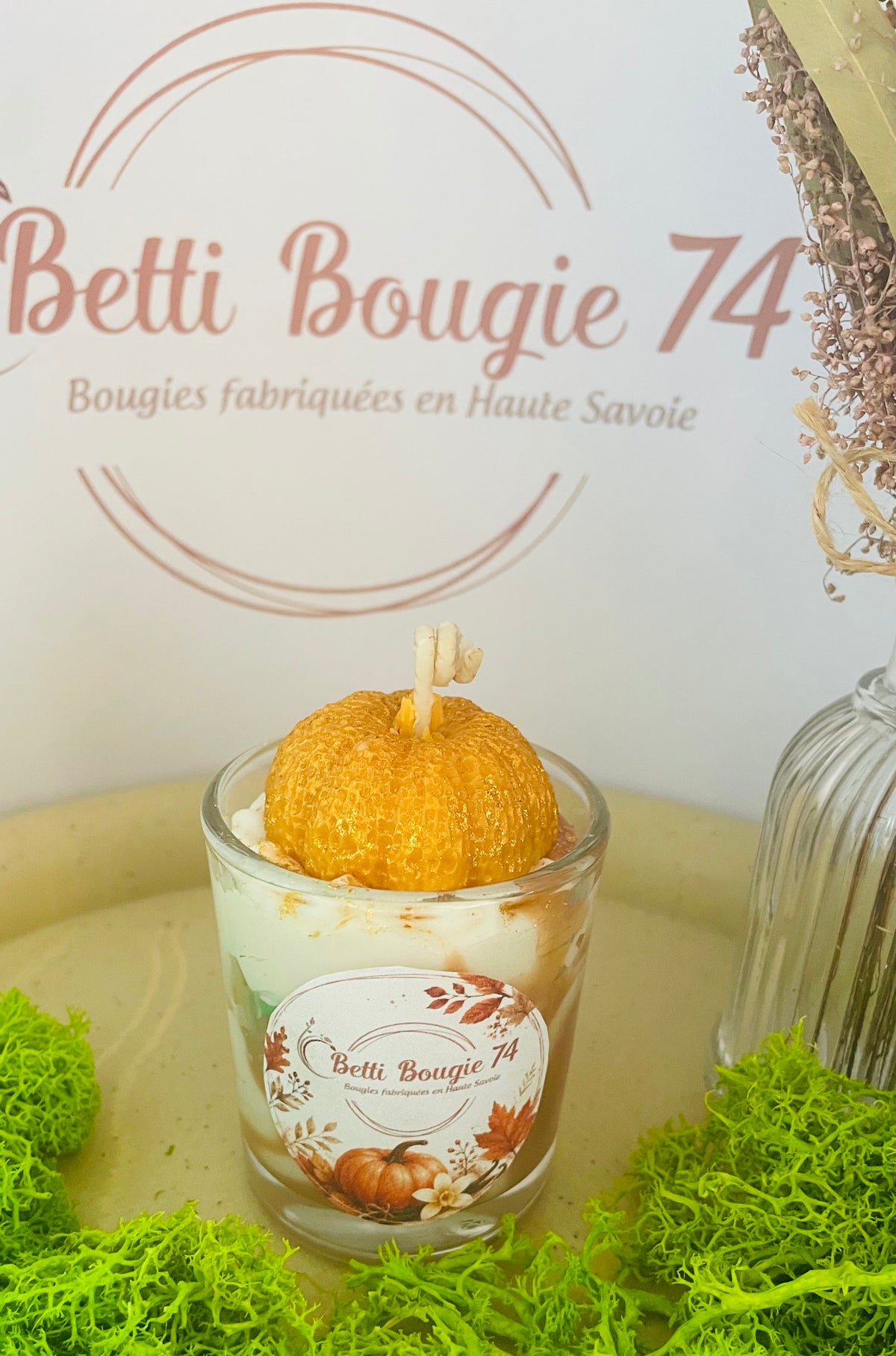 Mini bougie Citrouille Vanillée