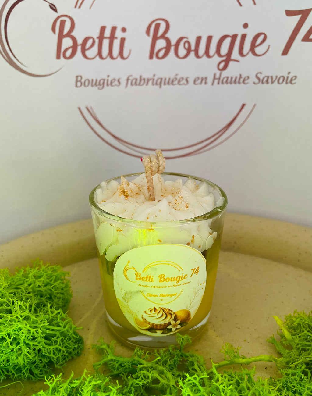 Bougie Mini Citron Meringué