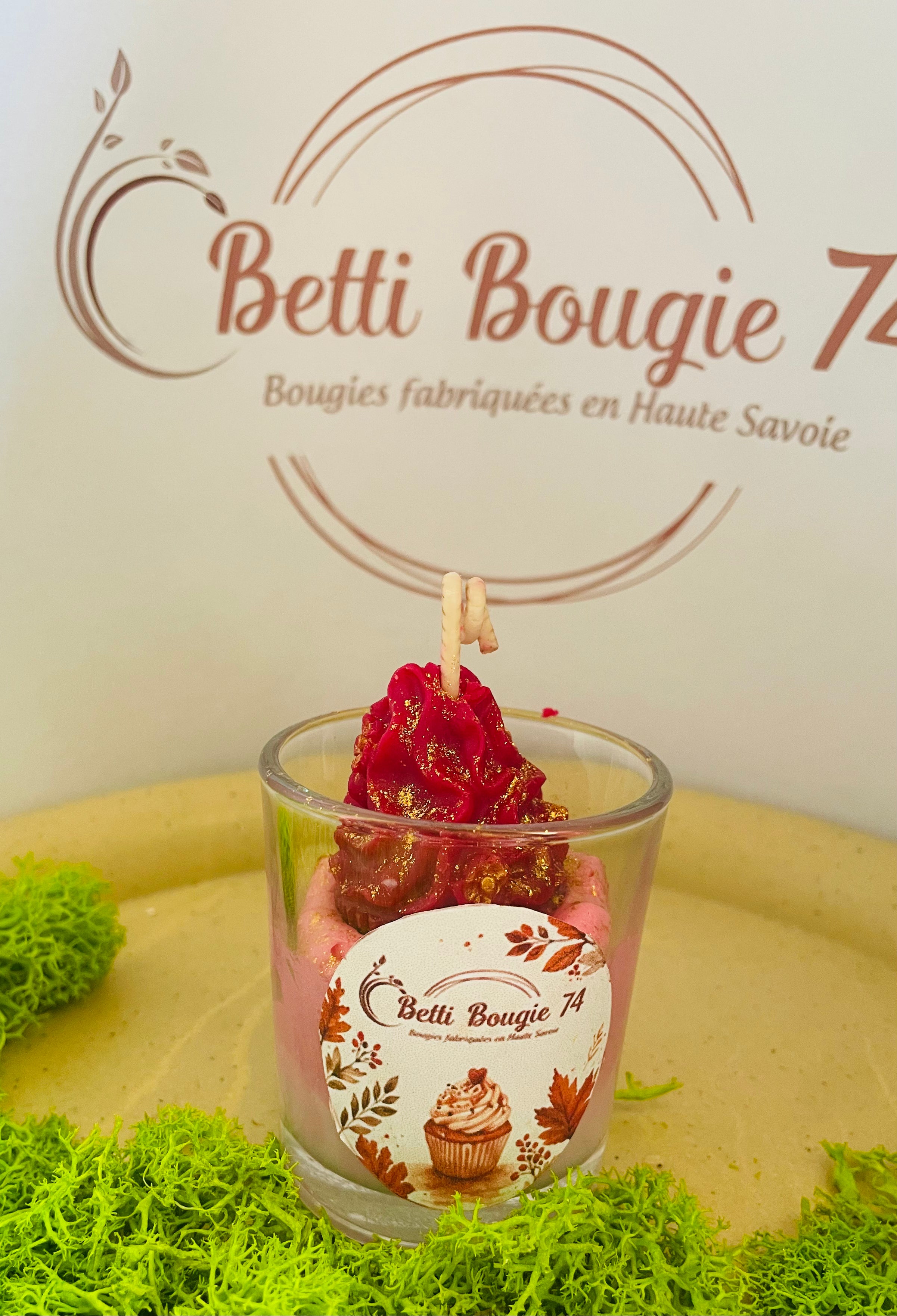 Mini Bougie Cupcake