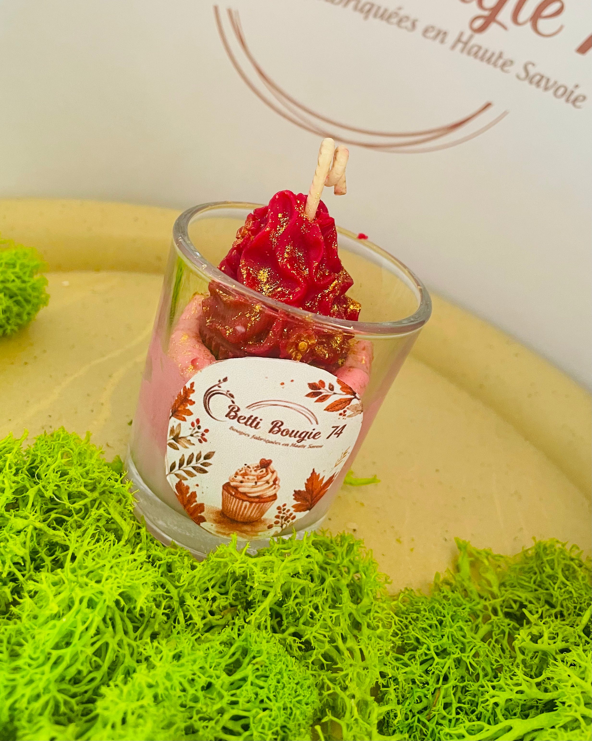Mini Bougie Cupcake