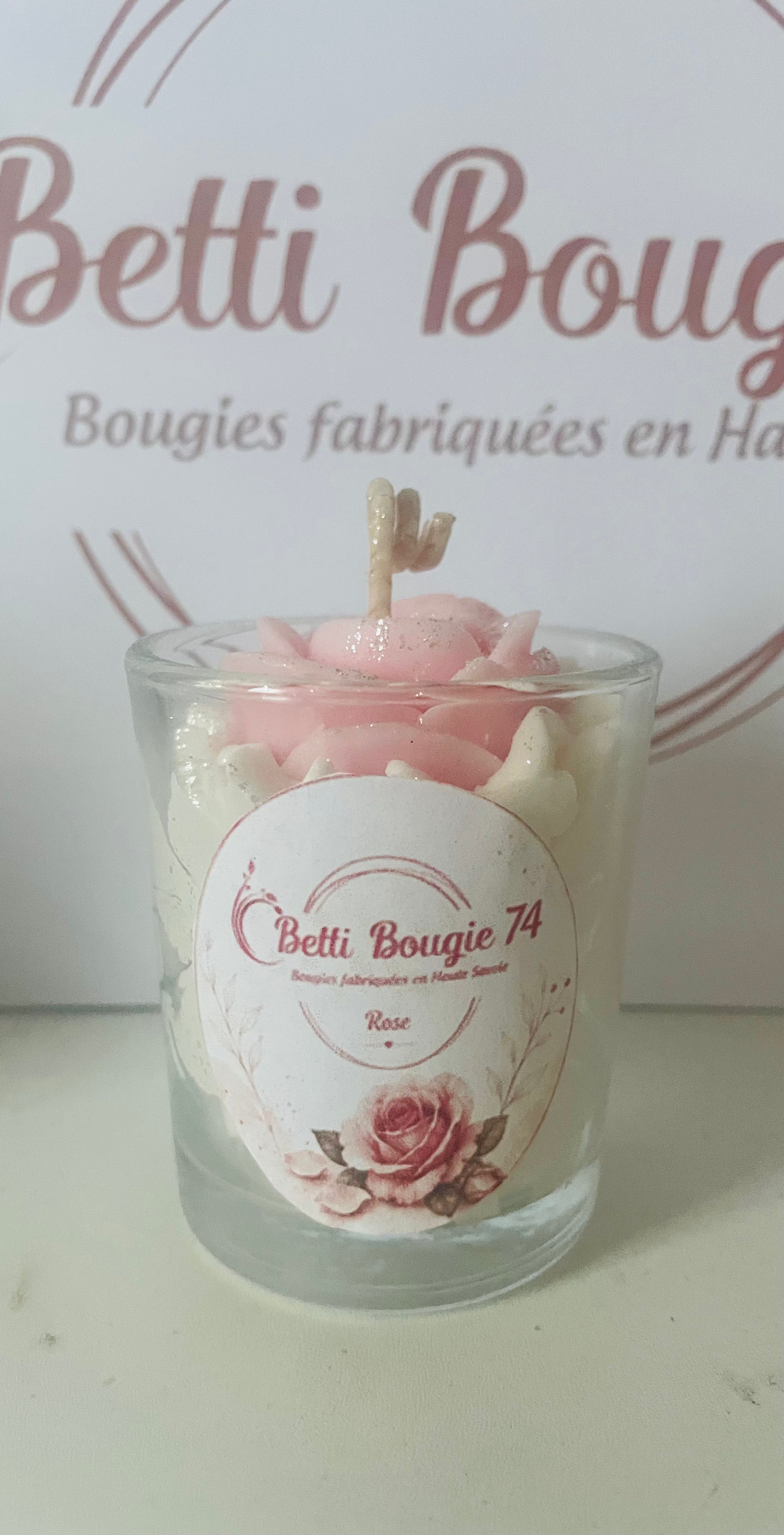 Bougie Mini Rose