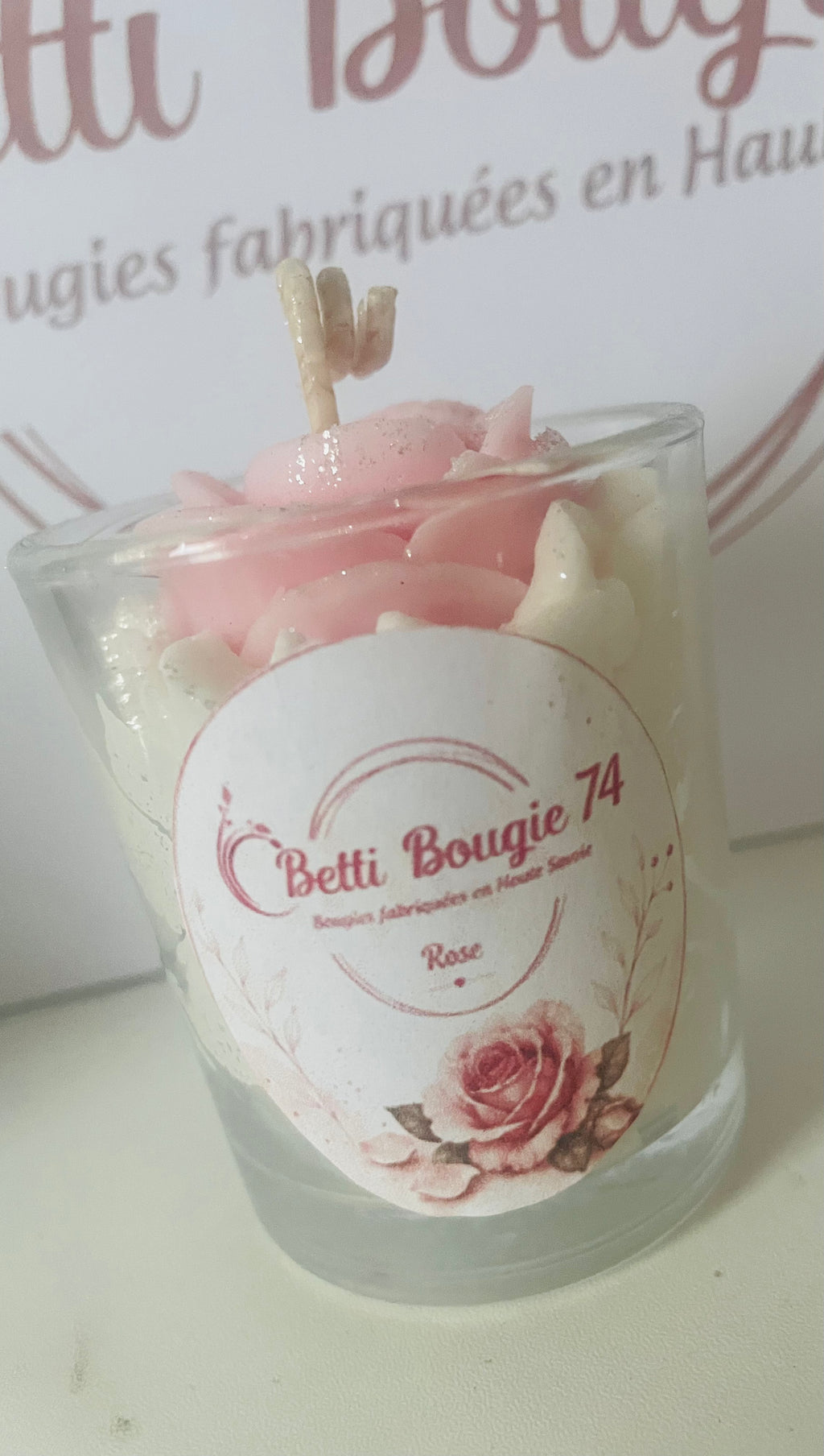 Bougie Mini Rose