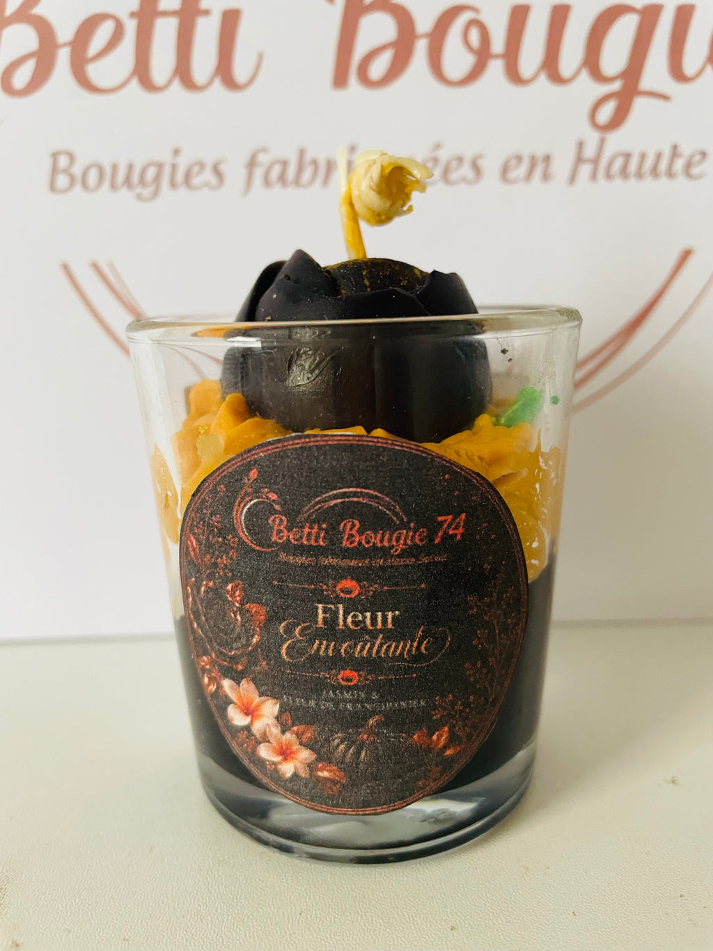 Bougie Mini Fleur Envoutante - Edition Halloween Chic