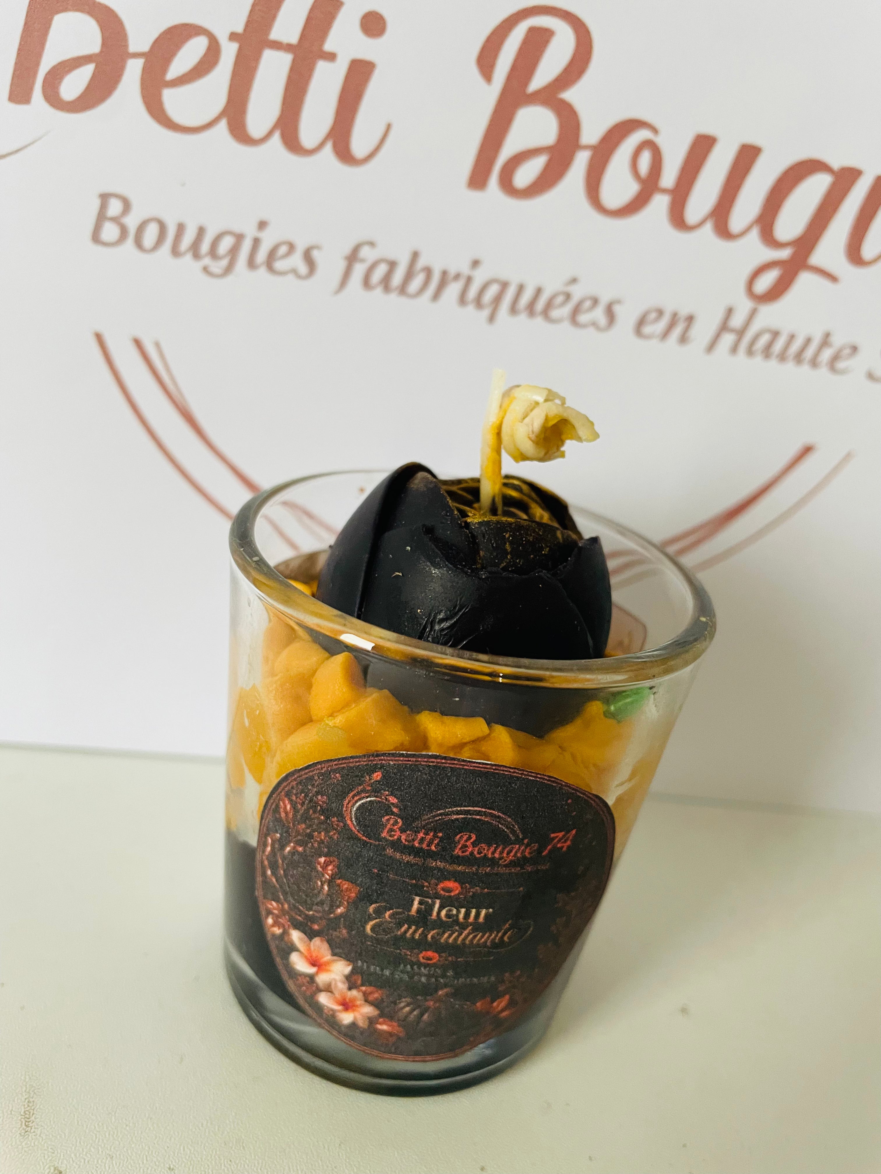 Bougie Mini Fleur Envoutante - Edition Halloween Chic