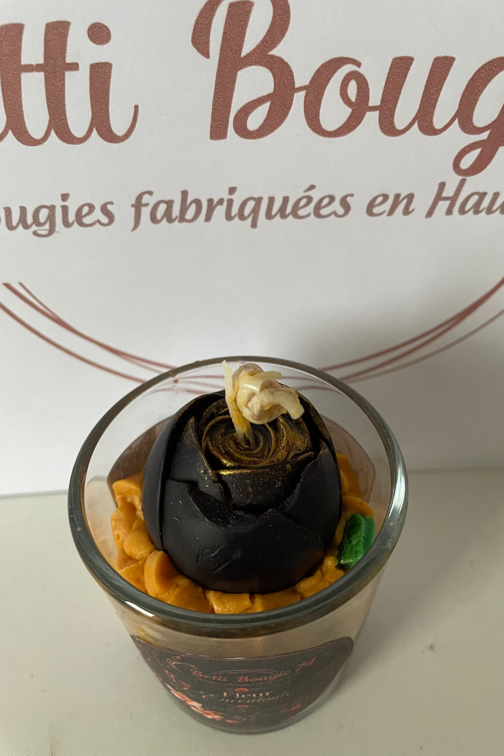 Bougie Mini Fleur Envoutante - Edition Halloween Chic