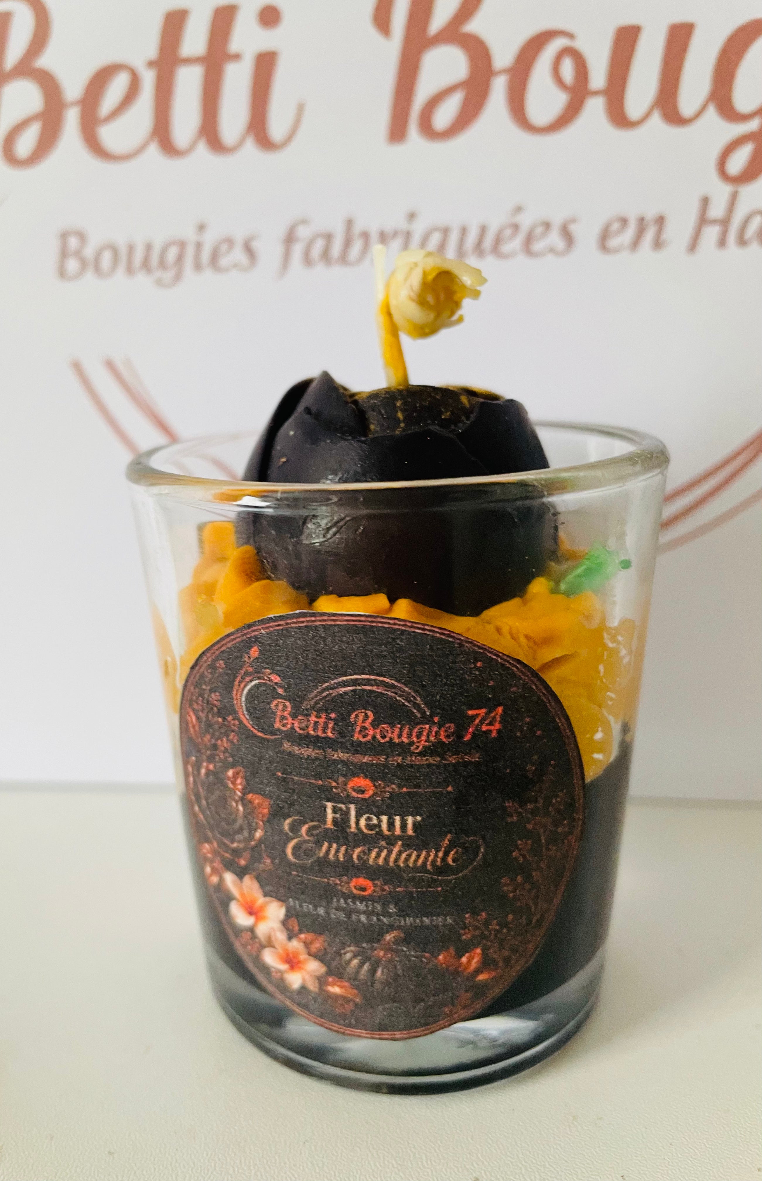Bougie Mini Fleur Envoutante - Edition Halloween Chic